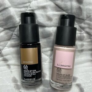 New The Body Shop  highlight & bronzer Face Contour 2pc Set